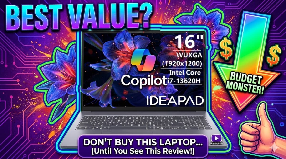 Lenovo IdeaPad Slim 3 16 Review | Intel i7 Power + 24GB DDR5 RAM!
