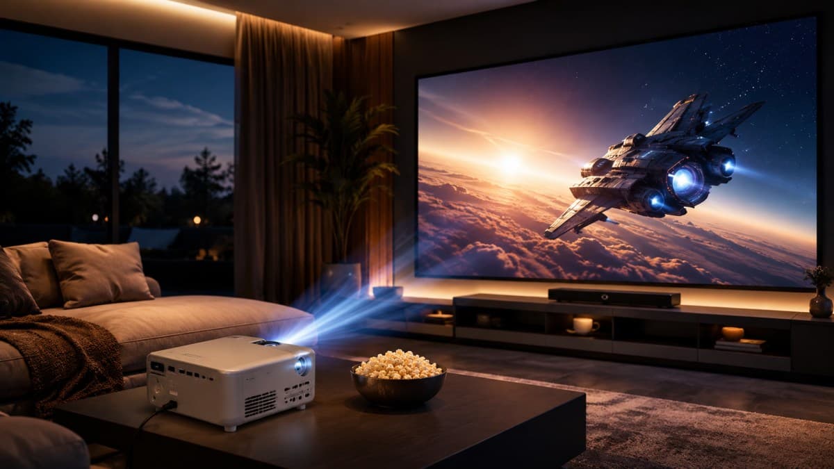 Aurzen Roku TV Projector Review 2026: Best Smart Projector?